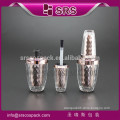 SRS plastic nail jar cosmetic,colorful nail polish container ,nail polish for uv gel